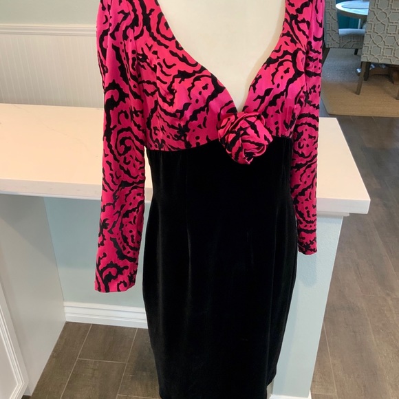 Vintage VICKY TIEL for Neiman Marcus  80’s cocktail dress - Picture 2 of 8